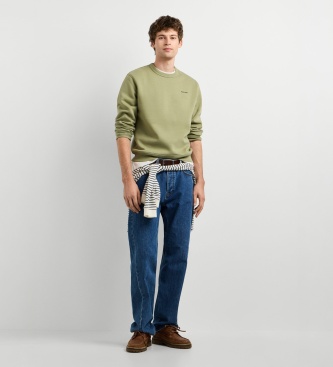 Pepe Jeans Sweat-shirt Jefferson Crew vert