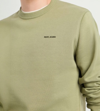 Pepe Jeans Sweat-shirt Jefferson Crew vert