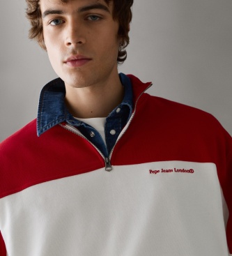 Pepe Jeans Sweat Jory rouge