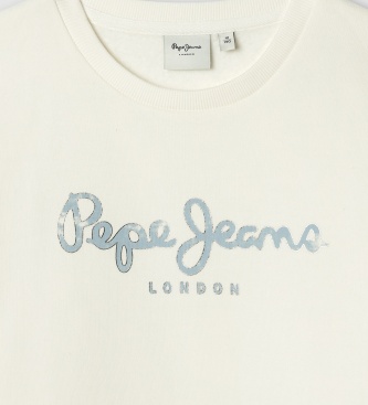 Pepe Jeans Sweatshirt Lyra gebrochenes Weiß