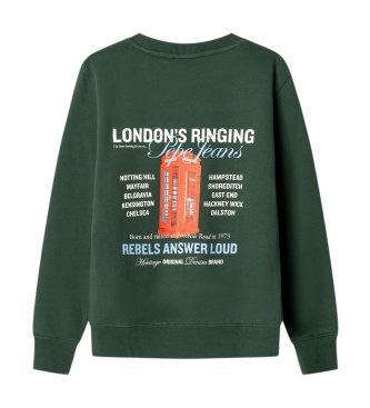 Pepe Jeans Sweatshirt Nicco grün