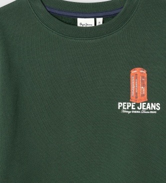 Pepe Jeans Sweatshirt Nicco grün