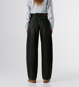 Pepe Jeans Black Bow Balloon Jeans