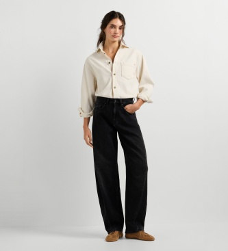 Pepe Jeans Black Bow Balloon Jeans