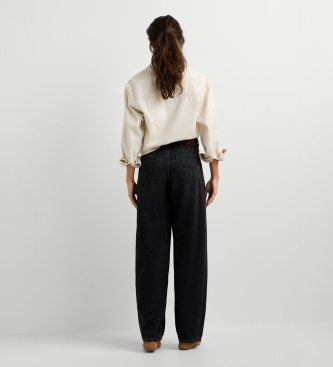 Pepe Jeans Black Bow Balloon Jeans