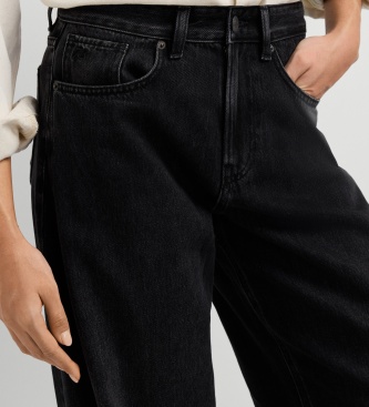 Pepe Jeans Black Bow Balloon Jeans