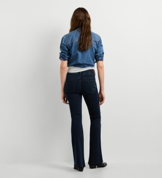 Pepe Jeans Jeans Flare Venus marinblå