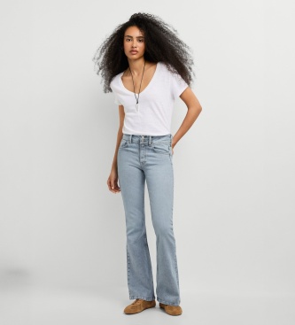 Pepe Jeans Calça Jeans Flare Venus Azul