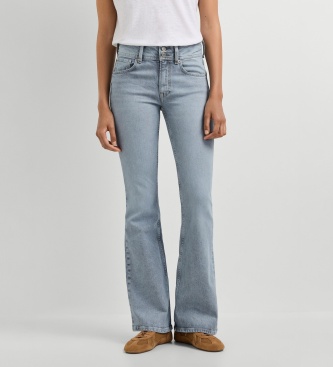 Pepe Jeans Calça Jeans Flare Venus Azul