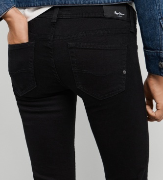 Pepe Jeans Niebieskie dżinsy Flare Pimlico