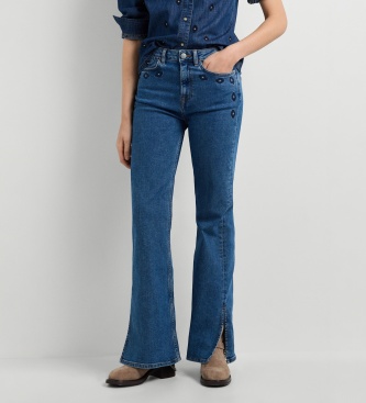 Pepe Jeans Willa Animated Flare Jeans in blue