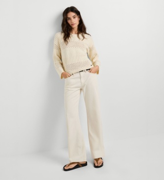 Pepe Jeans Nicky beige loose straight jeans