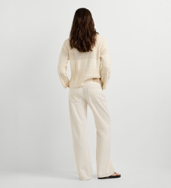 Pepe Jeans Nicky beige loose straight jeans