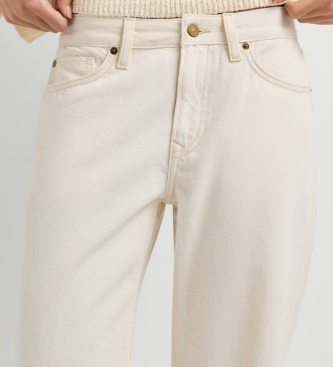 Pepe Jeans Nicky beige loose straight jeans