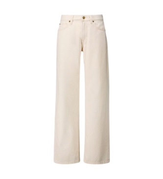 Pepe Jeans Nicky beige loose straight jeans