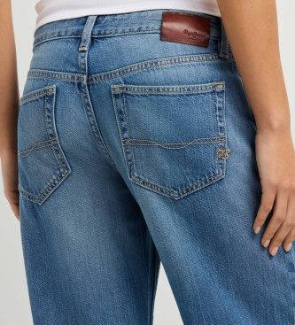 Pepe Jeans Jeans Loose Straight Nicky azul