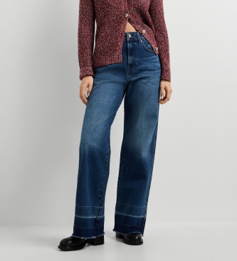 Pepe Jeans Rae Wide Leg Blue Jeans