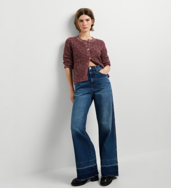 Pepe Jeans Rae Wide Leg Blue Jeans