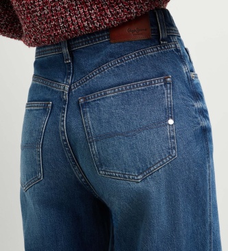 Pepe Jeans Rae Wide Leg Blue Jeans