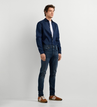 Pepe Jeans Skinny Jeans Finsbury Blauw