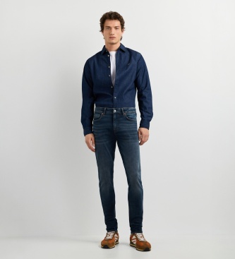 Pepe Jeans Skinny Jeans Finsbury Blauw