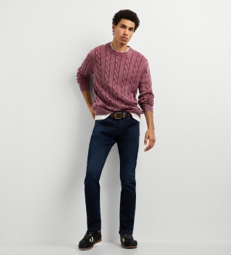 Pepe Jeans Slim-fit Gymdigo Track jeans marineblauw