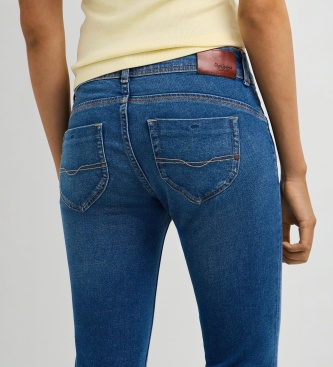 Pepe Jeans Calça jeans slim Brooke azul