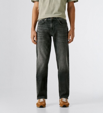 Pepe Jeans Calça Jeans Straight Cash cinza
