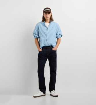 Pepe Jeans Calça Jeans Straight Cash marinho