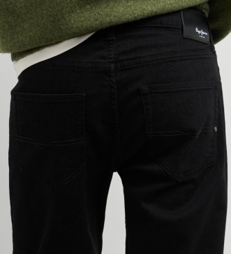 Pepe Jeans Jeans Straight Cash preto