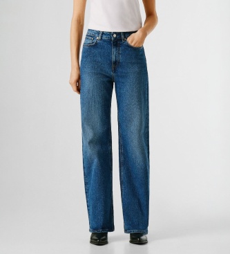 Pepe Jeans Kavbojke Straight Lexa modre