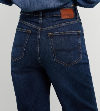 Pepe Jeans Kavbojke Straight Lexa Modra