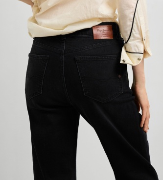 Pepe Jeans Kavbojke Straight Lexa črne