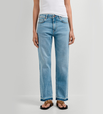Pepe Jeans Niebieskie jeansy Straight Arrow