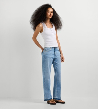 Pepe Jeans Niebieskie jeansy Straight Arrow