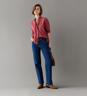 Pepe Jeans Blue Arrow Straight Mw Jeans