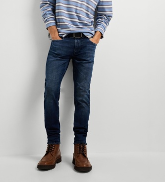 Pepe Jeans Kavbojke Stanley Tapered modre