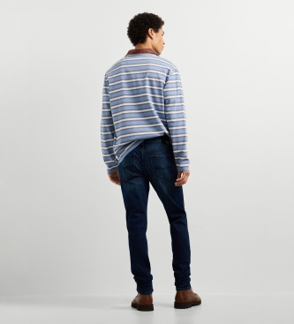 Pepe Jeans Kavbojke Stanley Tapered modre