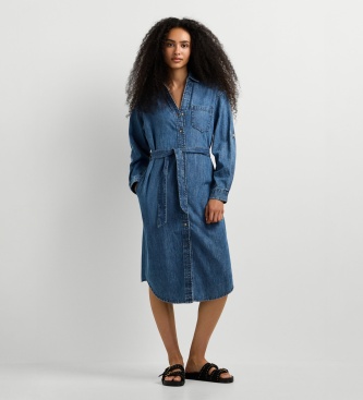 Pepe Jeans Jurk Angie Classic blauw