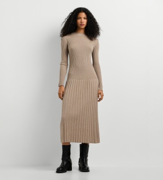 Pepe Jeans Beige jurk Anna