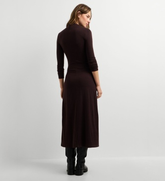 Pepe Jeans Jurk Baker bruin
