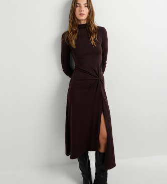 Pepe Jeans Jurk Baker bruin