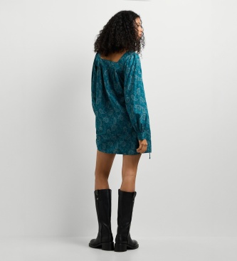 Pepe Jeans Groene Gemma-jurk