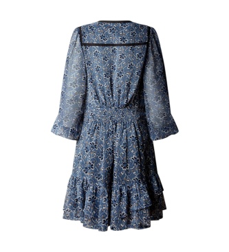 Pepe Jeans Blauwe Heloyse-jurk