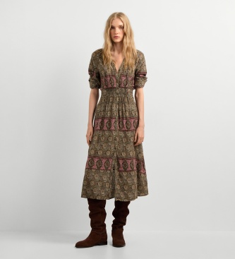 Pepe Jeans Himawari jurk groen