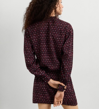 Pepe Jeans Granaatrode Joy-jurk