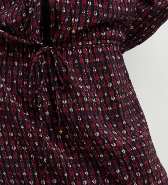 Pepe Jeans Granaatrode Joy-jurk