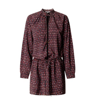 Pepe Jeans Granaatrode Joy-jurk