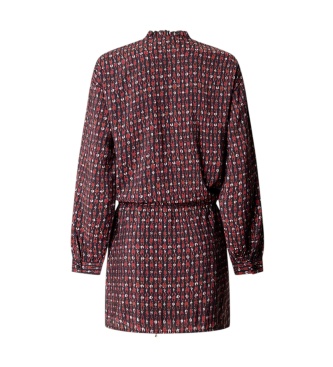 Pepe Jeans Granaatrode Joy-jurk
