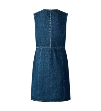 Pepe Jeans Vine Fitted jurk blauw
